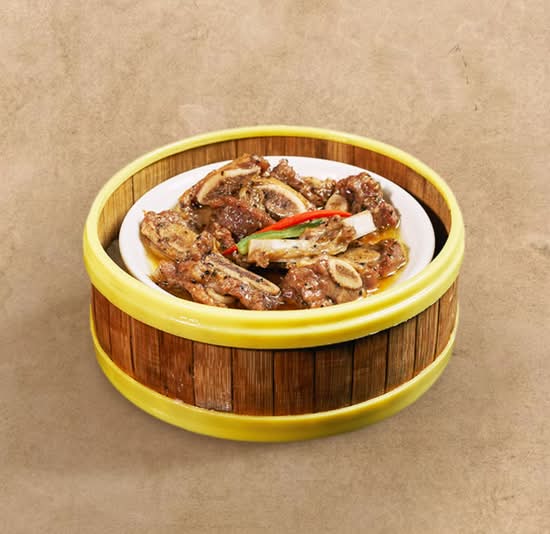 037_Steamed Black Pepper Beef Spare Ribs   黑椒牛骨仔